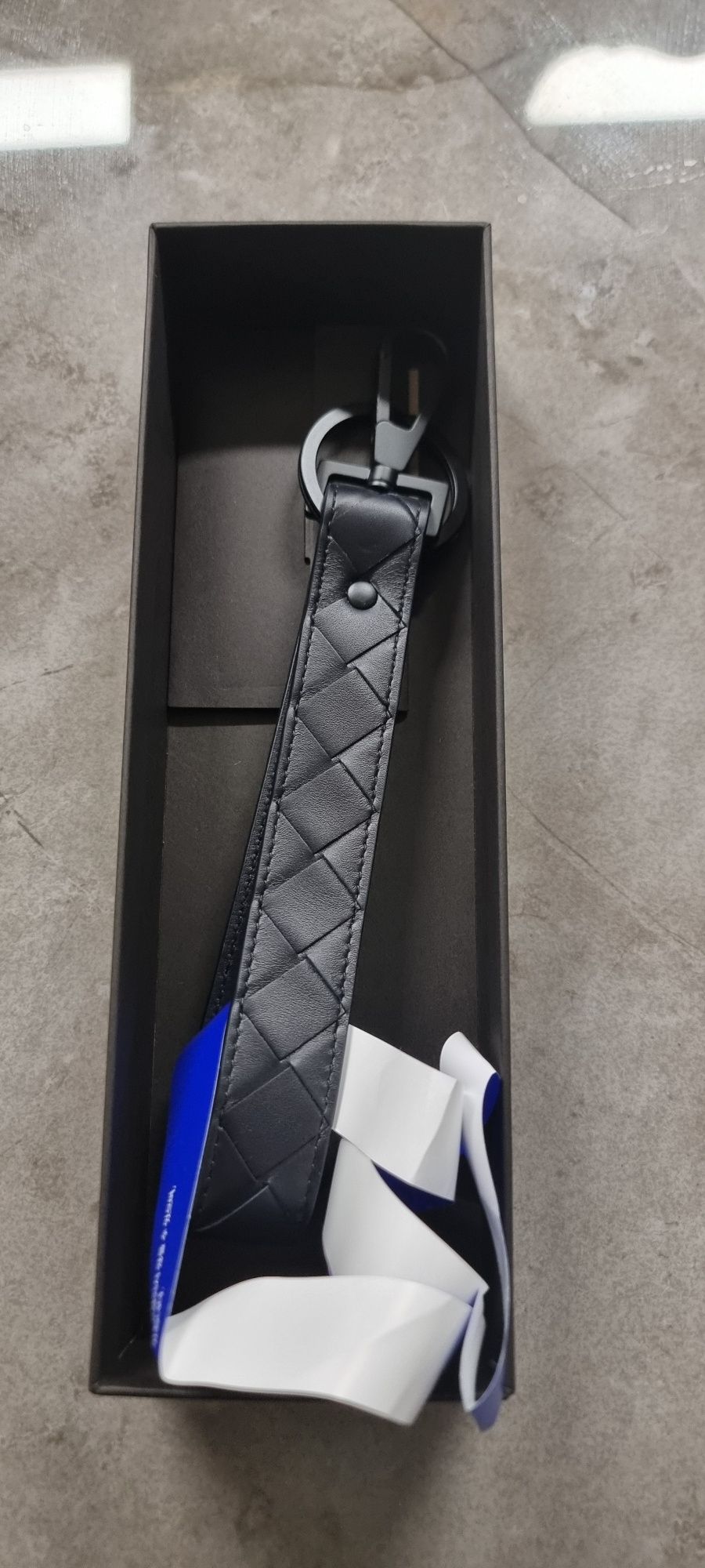 MUSINSA | BOTTEGA VENETA Intresia Keyring - Black