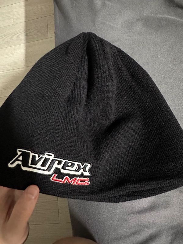 MUSINSA | LMC LMC x AVIREX UNCUFFED BEANIE black