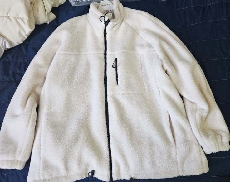 MatinKim フリースジップアップジャンパー 国内完売 MATIN KIM FLEECE ZIP UP Jacket フリースジャケット｜MIRISE