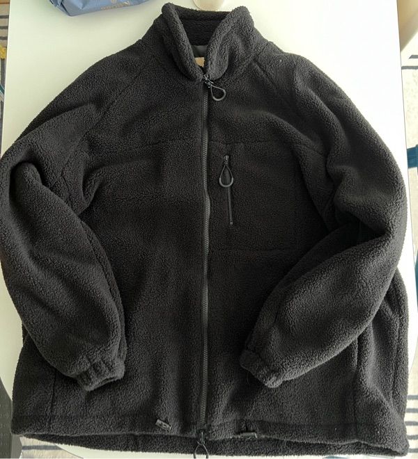 MUSINSA | MATIN KIM MATIN FLEECE ZIP UP Jacket IN BLACK