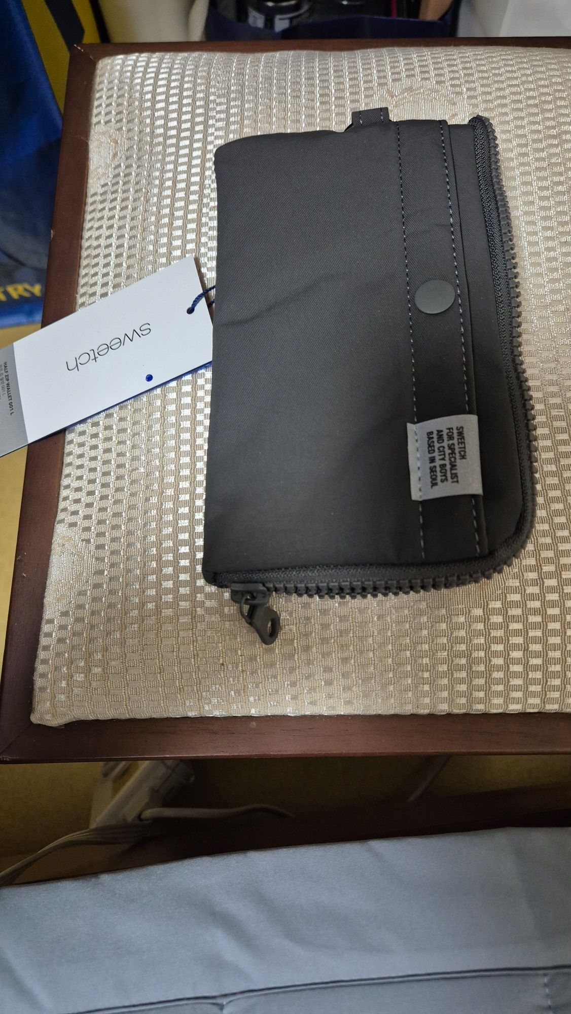 ★sweetch★ HALF ZIP WALLET 001 M Stone Grey MUSINSA | SWEETCH HALF ZIP WALLET 001 L Stone Gray