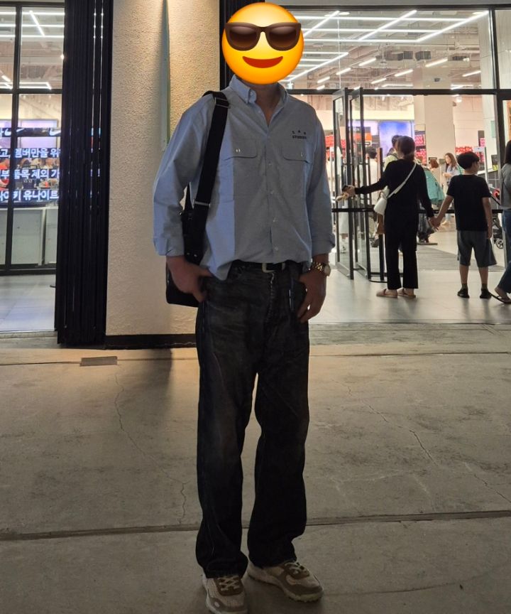 MUSINSA公式 | OUR LEGACY Third-cut corduroy digital printed denim