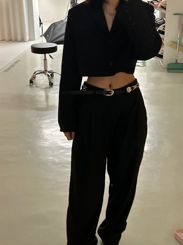 デニム・ジーパン NOT4NERD TR Two Tuck Wide Pants Black PT063BK MUSINSA | NOT4NERD TR Two Tuck Wide Pants - Black