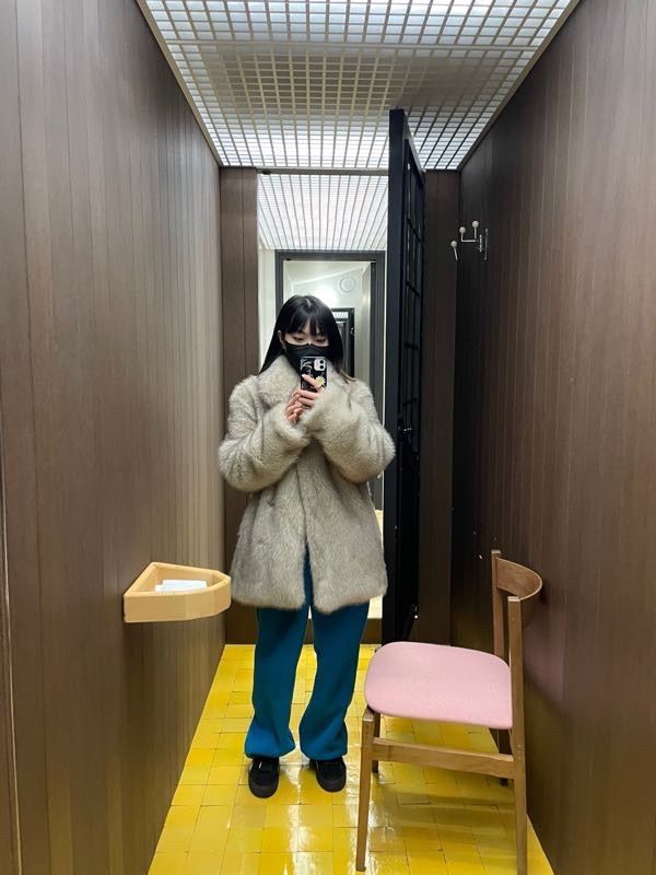 ジャケット・アウター SINOON Heavy Mix Fur Jacket ASH BROWN MUSINSA | SINOON HEAVY MIX FUR JACKET (ASH BROWN)