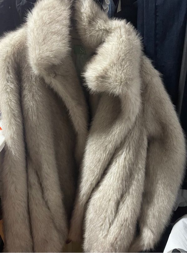 MUSINSA | SINOON HEAVY MIX FUR JACKET (ASH BROWN)