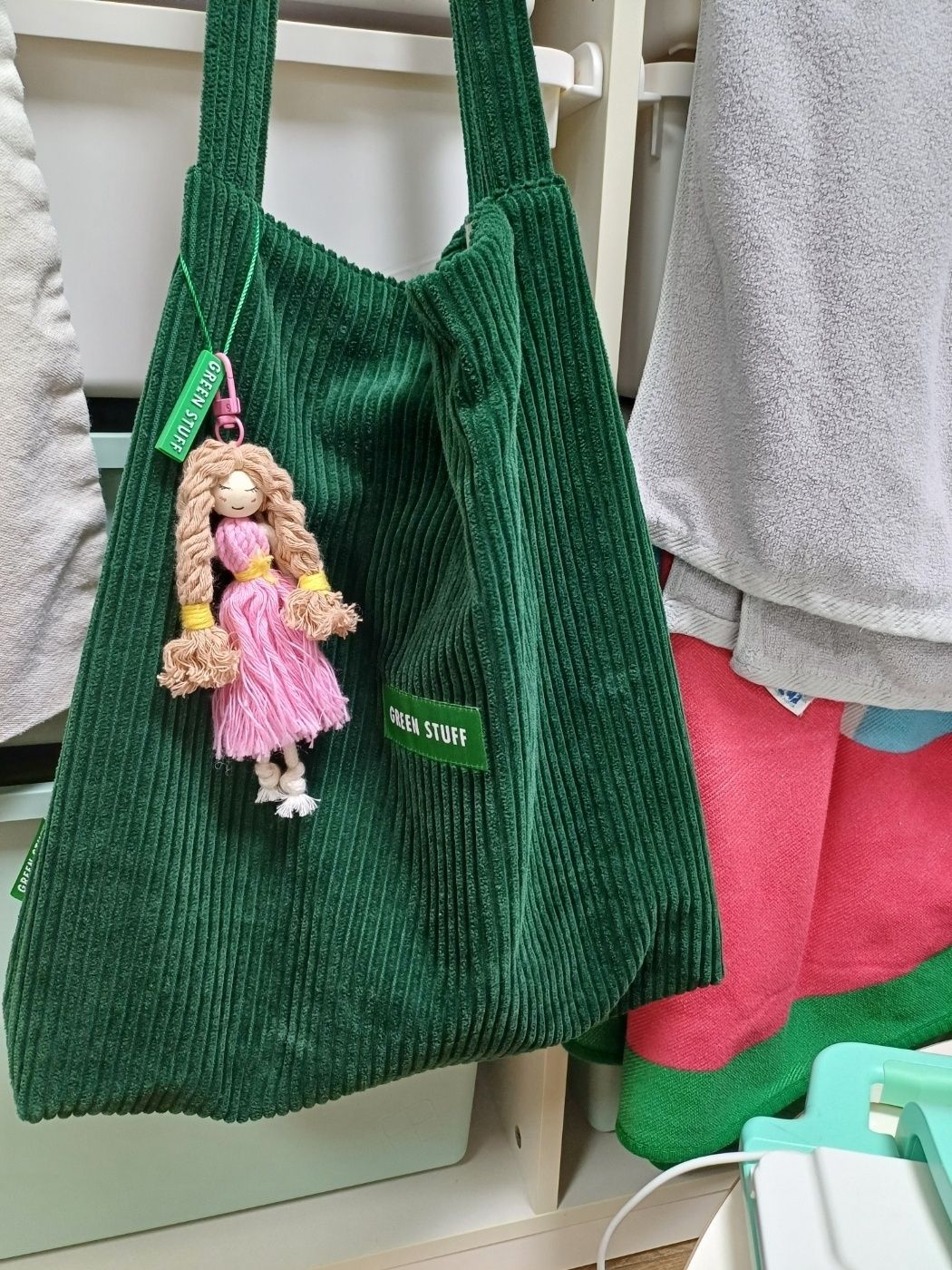 MUSINSA公式 | GREEN STUFF Boxy Shopper Bag 53 Classic