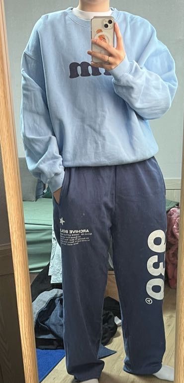 MUSINSA | ARCHIVE BOLD 939 LOGO SWEAT PANTS (LAVENDER)