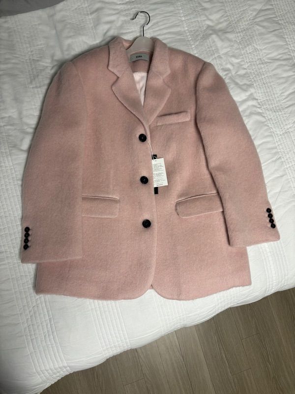 MUSINSA公式 | ASURA モヘアウールジャケット (ピンク)