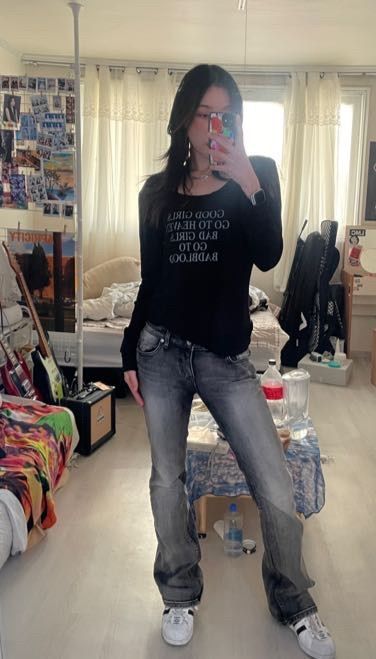 BADBLOOD♥ Bad Girls Loose Fit Top /追跡付 MUSINSA公式 | BADBLOOD Bad Girls Loose Fit Top - Black