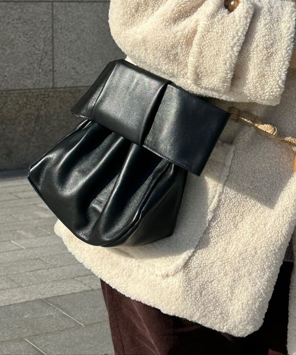 MUSINSA公式 | JIL SANDER ボウリボンショルダーバッグ - ブラック