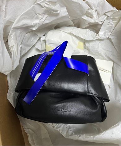 MUSINSA | JIL SANDER Bow Ribbon Shoulder Bag - Black 