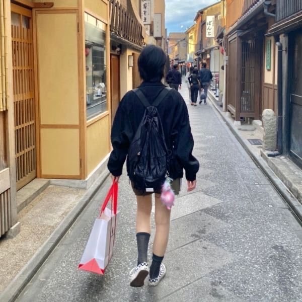 MUSINSA公式 | fennec CHINZ STRING BACKPACK - BLACK
