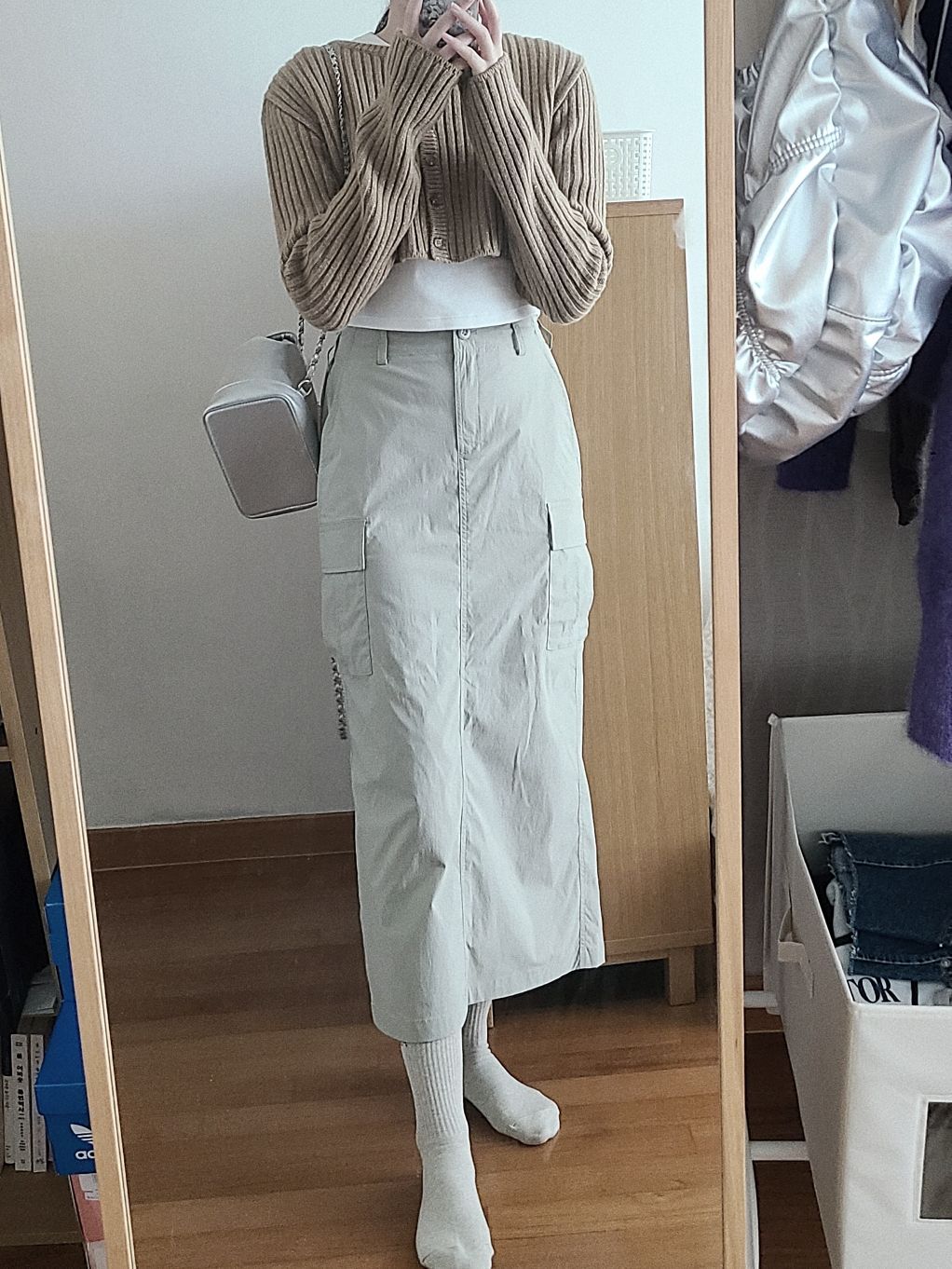スカート musinsastandardwoman Women's Cargo Maxi Skirt Light Grey MWC MUSINSA | MUSINSA STANDARD WOMAN Women's Cargo Maxi Skirt