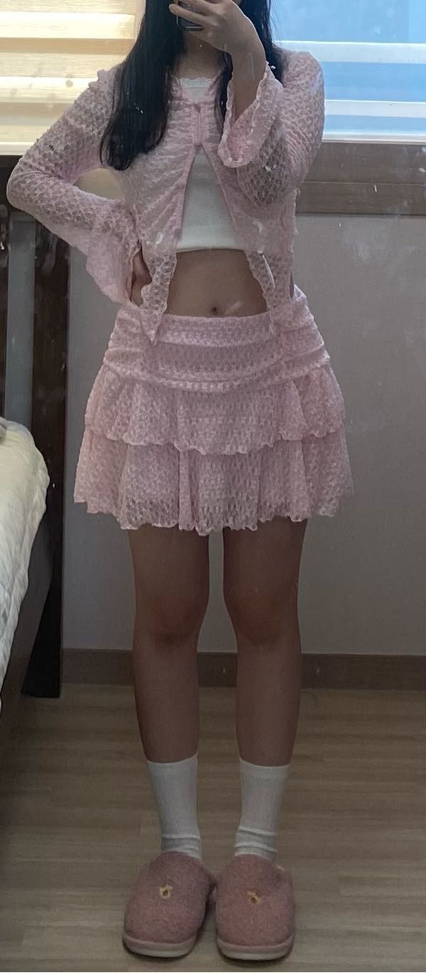 ★2023SS新作★EXPIRED GIRL★Chloe Lace Skirt MUSINSA | EXPIRED GIRL Chloe lace skirt pink