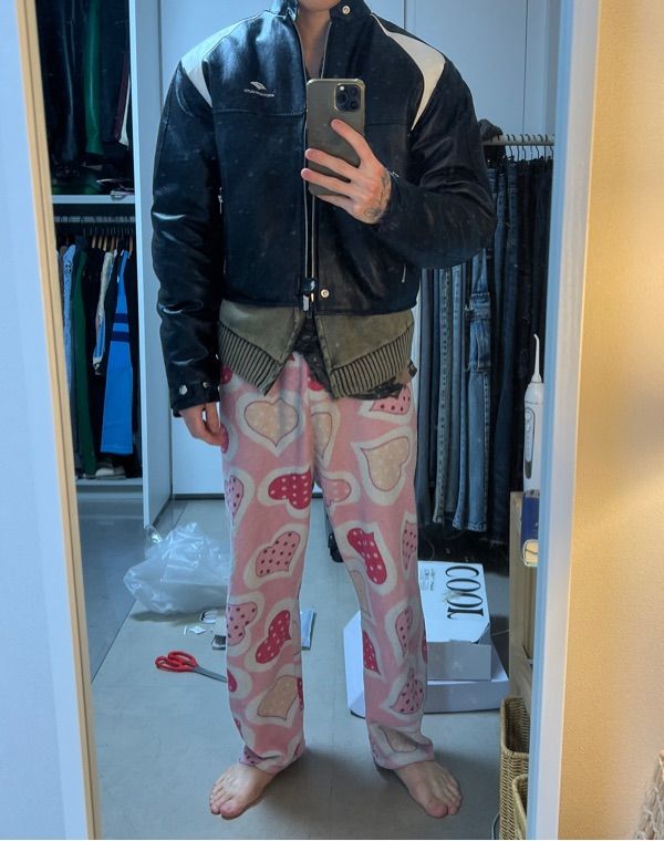 MUSINSA公式 | ANOTHERYOUTH レザー バイカーボンバー