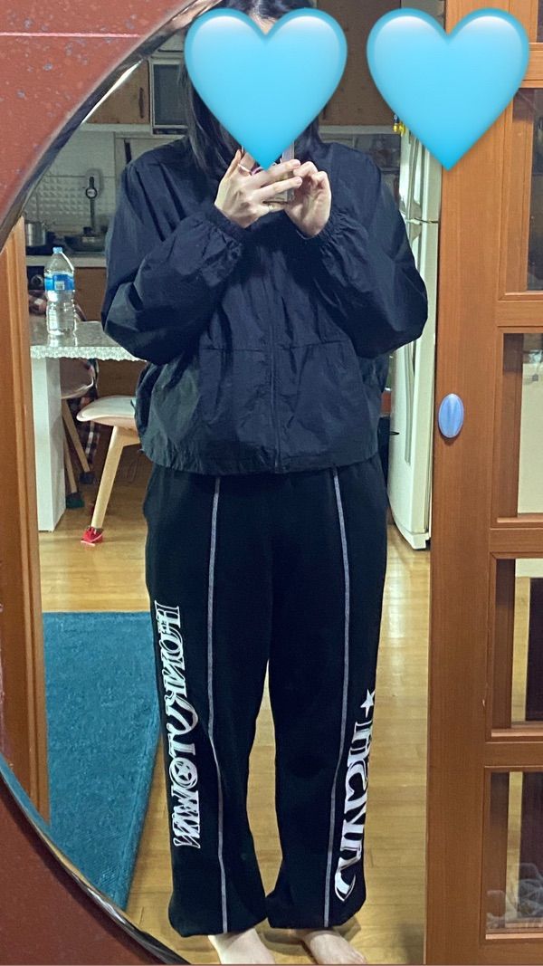 MUSINSA | CAVISH CFT STITCH POINT SWEATPANTS BLACK(CV2DSUPA03A)
