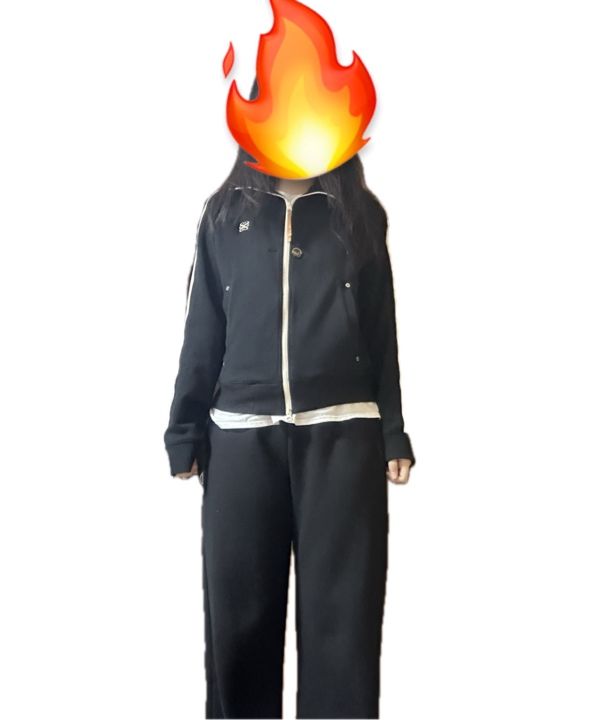 MUSINSA | SATUR Lawton All Day Track Zip Up Jacket Caviar Black