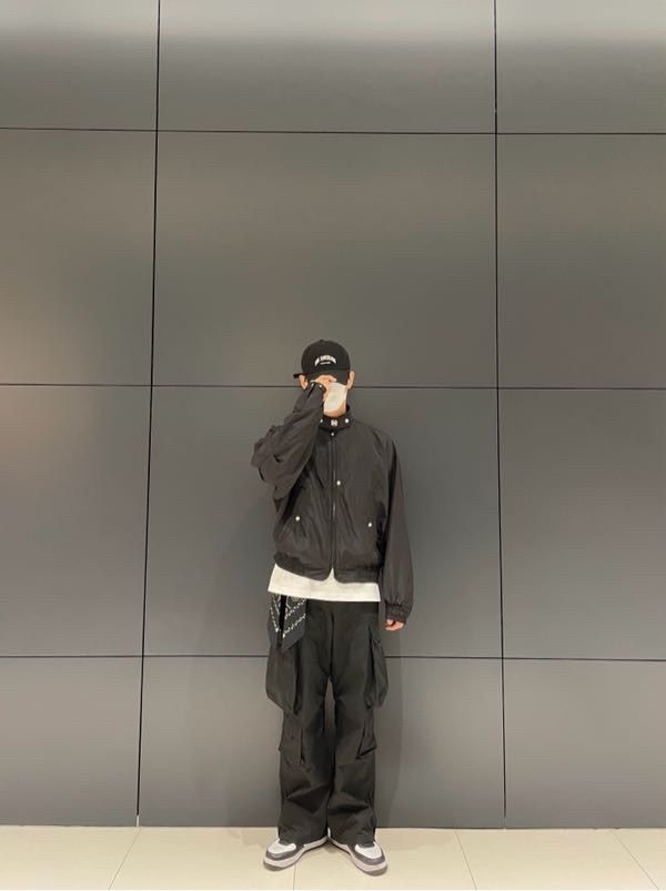 MUSINSA | SATUR Santee Nylon Oversized Blouson MA-1 Jacket