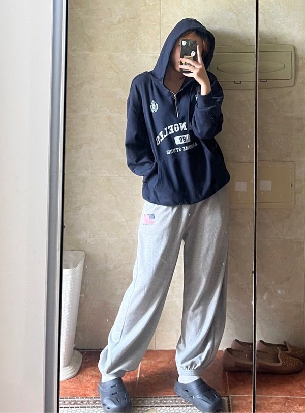 【MODERNIF】Base Overfit Sweatshirt Boxy Crewneck - Vintage Grey – POPFLEX®