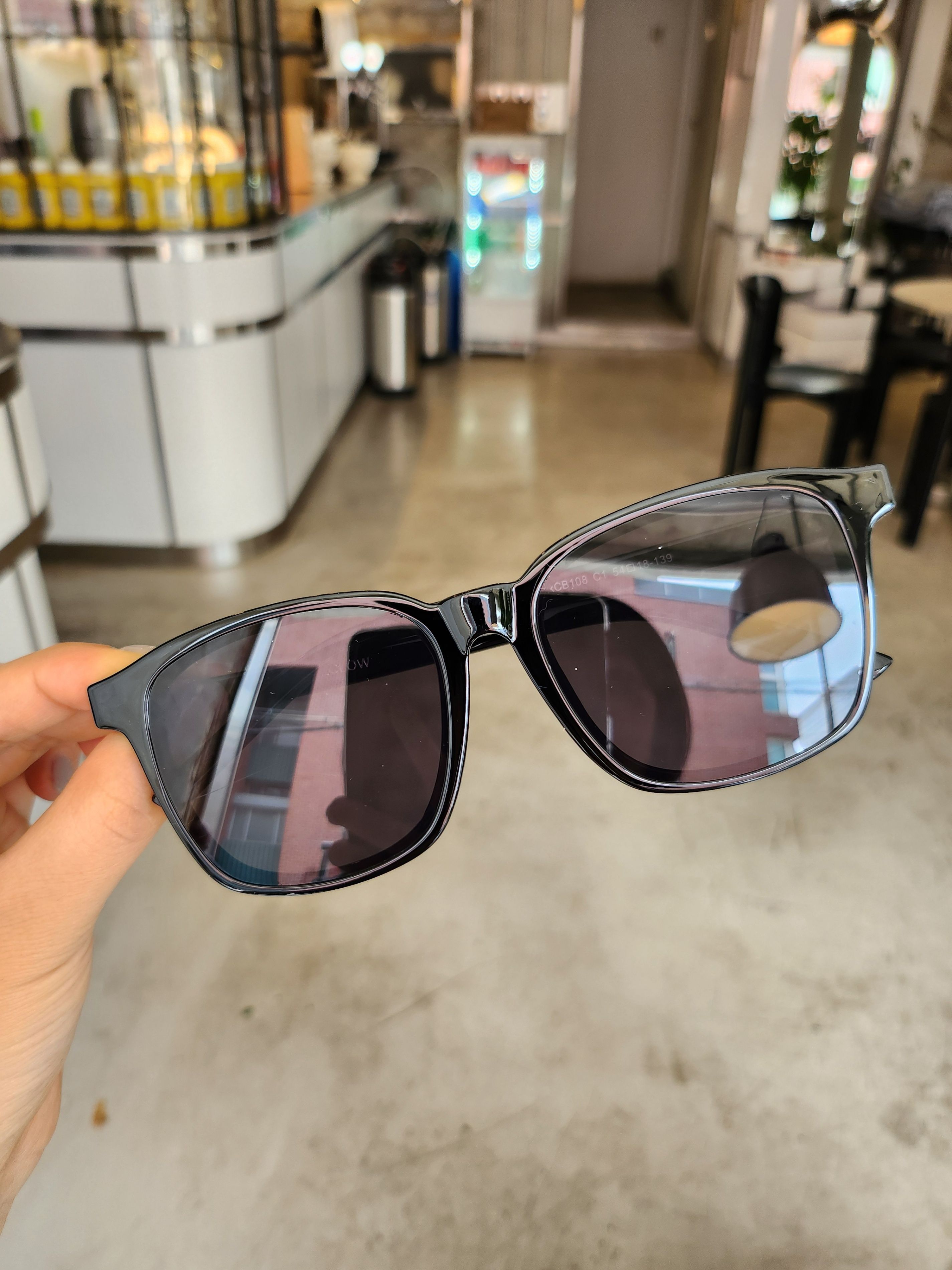 MUSINSA | RECLOW RC B108 BLACK SUNGLASSES