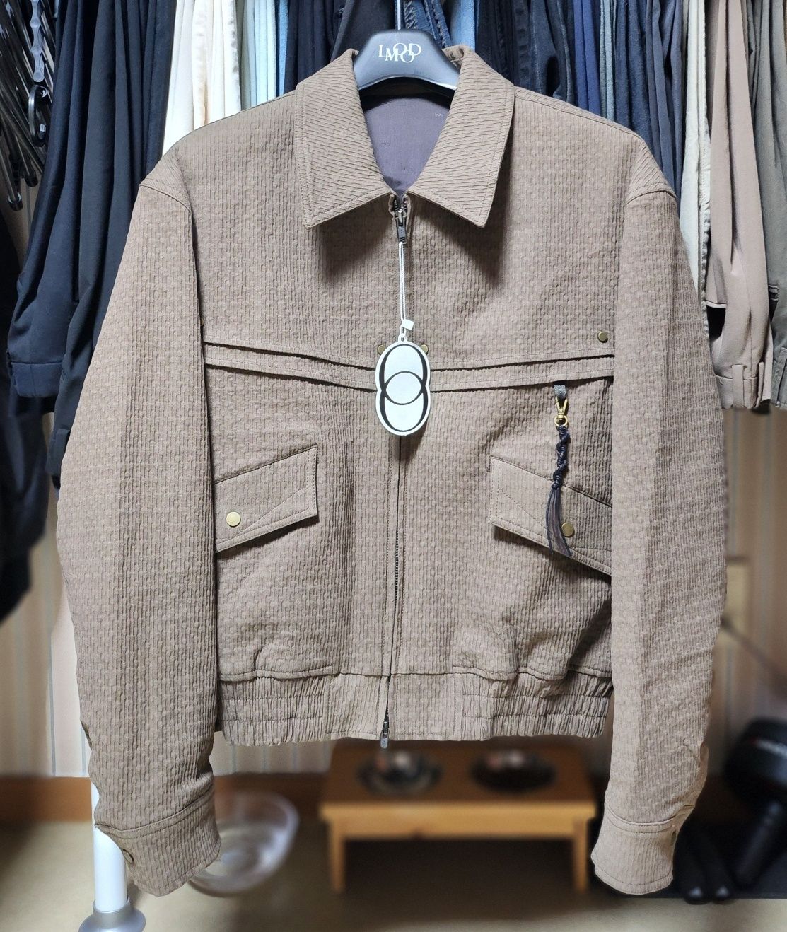 MUSINSA公式 | LMOOD ダスティウェスタンブルゾンジャケットカーキ