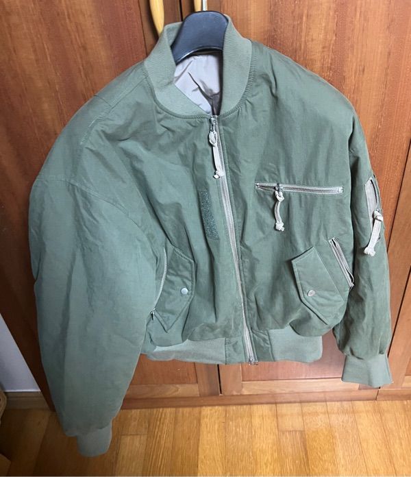 MUSINSA公式 | GRAILZ MULTI ZIPPER BOMBER JACKET [KHAKI]