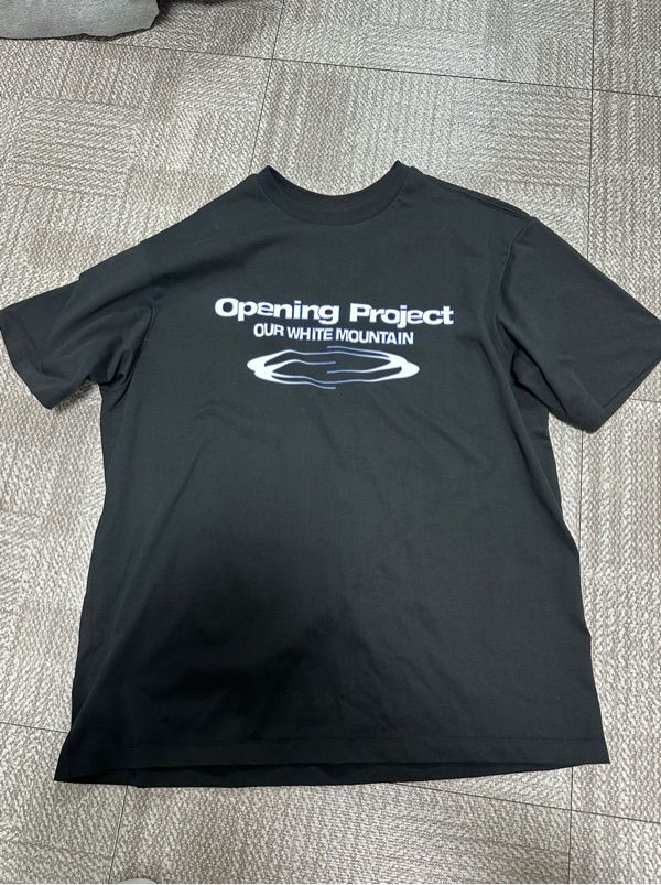 ★OPENING PROJECT★Identity T Shirt★送料・関税込★ MUSINSA公式 | OPENING PROJECT Identity T Shirt - Black