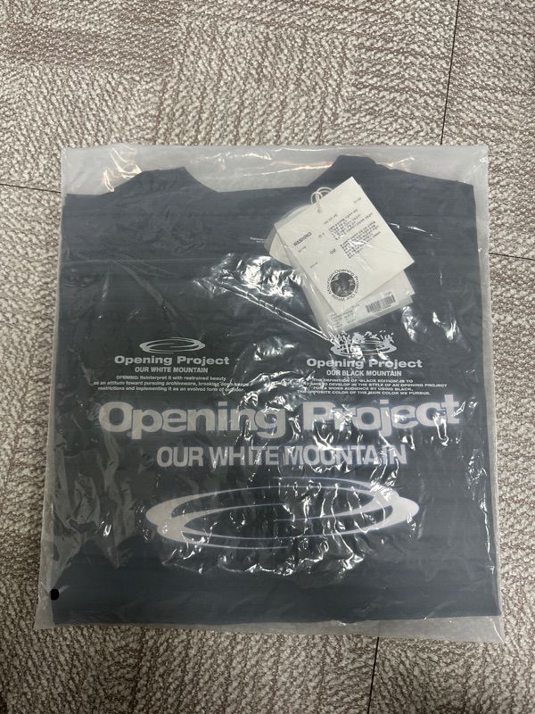 ★OPENING PROJECT★Identity T Shirt★送料・関税込★ MUSINSA公式 | OPENING PROJECT Identity T Shirt - Black