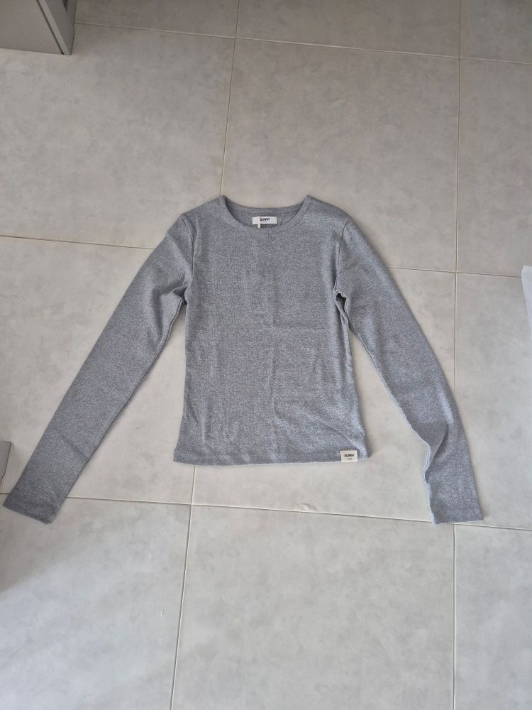 MUSINSA | GLOWNY G CLASSIC LONG SLEEVE (GRAY)