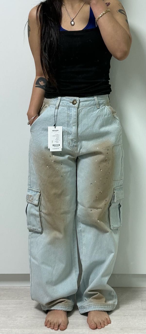 スカルプター・ダーティ・ウォッシュ・カーゴ MUSINSA公式 | SCULPTOR Acid Cargo Jogger Pants Dirty Wash