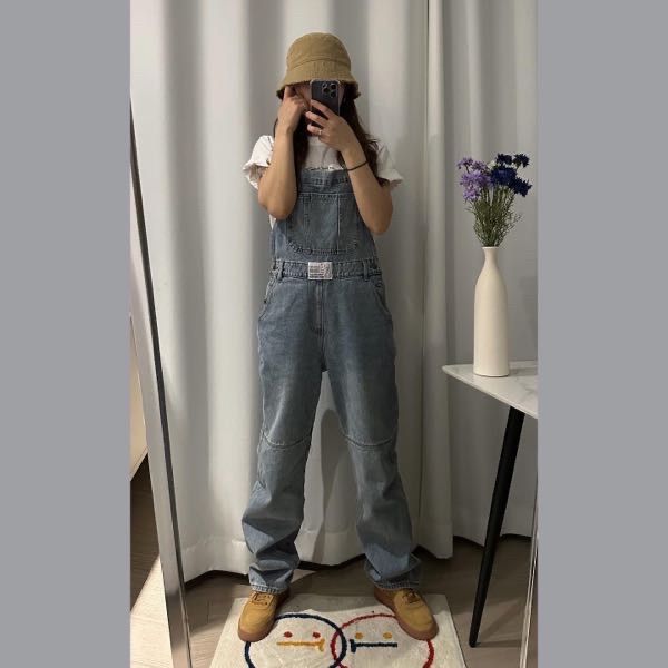 【FANCY CLUB】★送料・関税込★人気★YOUTH DENIM OVERALL ☆IVE レイ 着用！！【NASTY FANCY CLUB】[NF] YOUTH DENIM