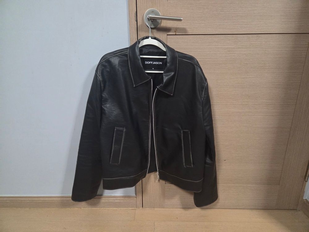 MUSINSA | DOFFJASON Washed Leather Heritage Single Jacket