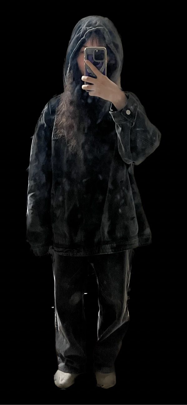 MUSINSA | NICE GHOST CLUB DENIM PULL OVER JACKET_BLUE