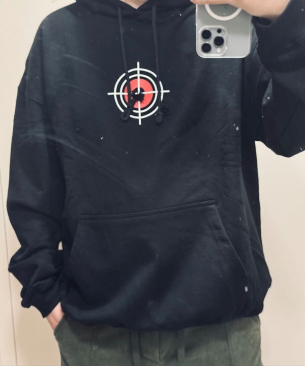 MUSINSA | GRAILZ GUN CLUB GRAPHIC HOODIE [BLACK]