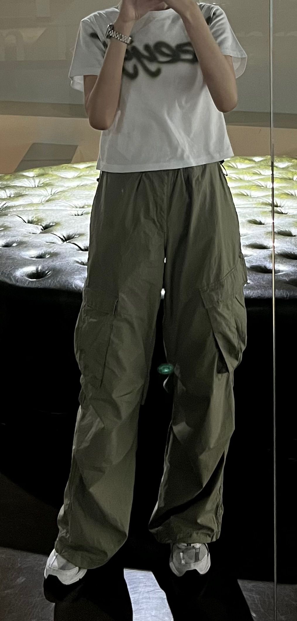 ◆as if calie◆ PARACHUTE CARGO PANTS BLACK CA23APT010BK MUSINSA | ASIF CALIE PARACHUTE CARGO PANTS BLACK