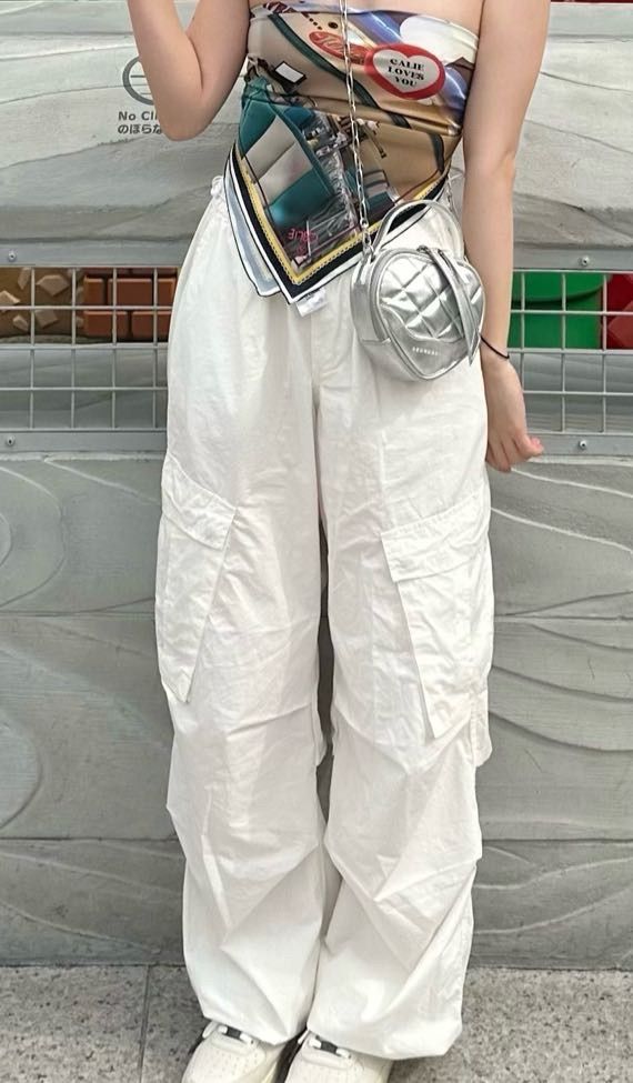 ◆as if calie◆ PARACHUTE CARGO PANTS BEIGE CA24APT004BE MUSINSA | ASIF CALIE PARACHUTE CARGO PANTS KHAKI