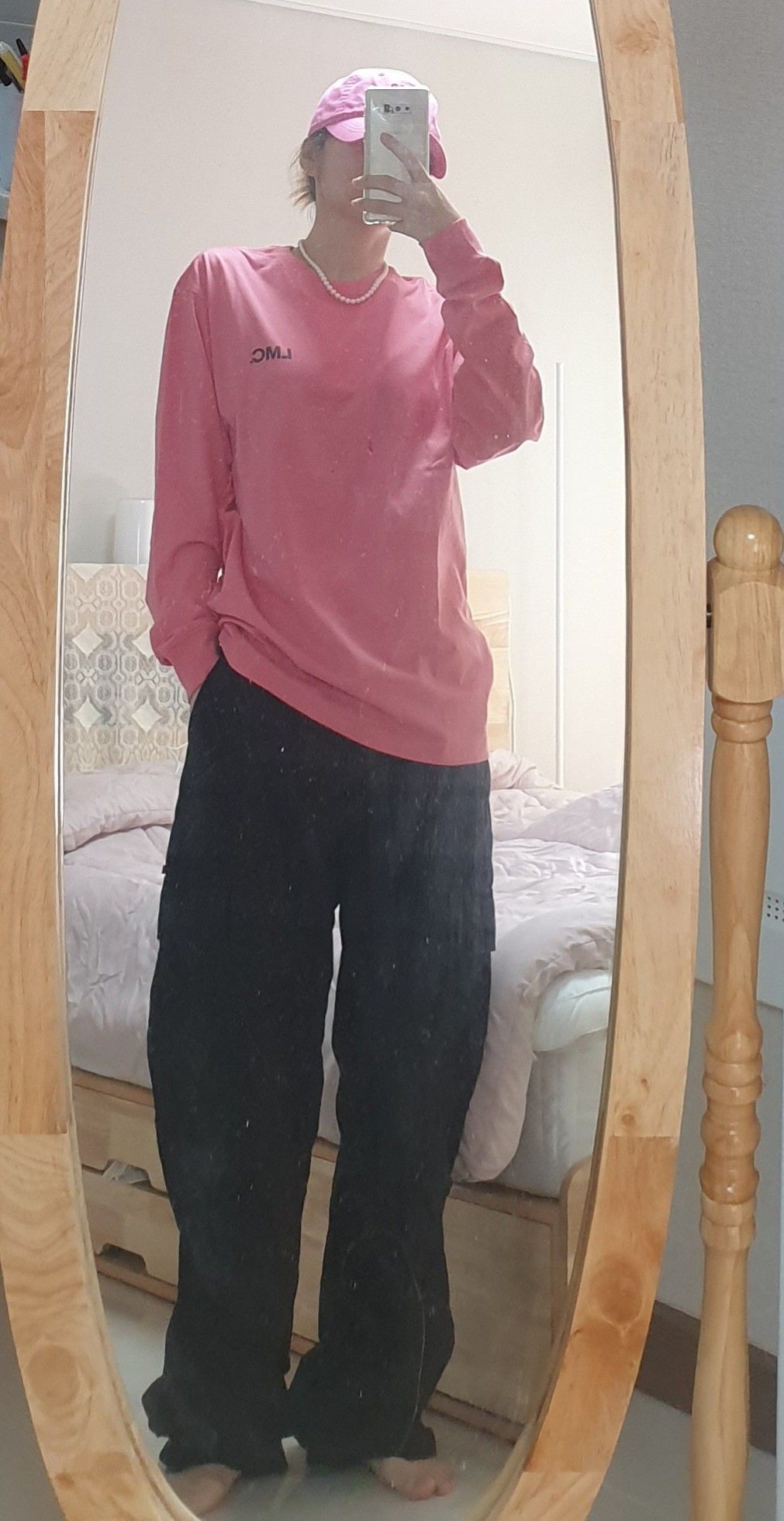 [ LMC ]★25SS★韓国人気★OG COMBO LONG SLV TEE MUSINSA公式 | LMC OG COMBO LONG SLV TEE pink