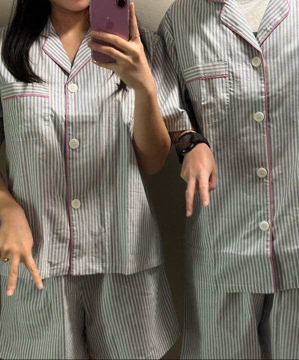 ◆JO'S LOUNGE◆ w Blue Mountains Pajama Set 1288417 w) Blue Mountains Short Pajama Set - JO'S LOUNGE