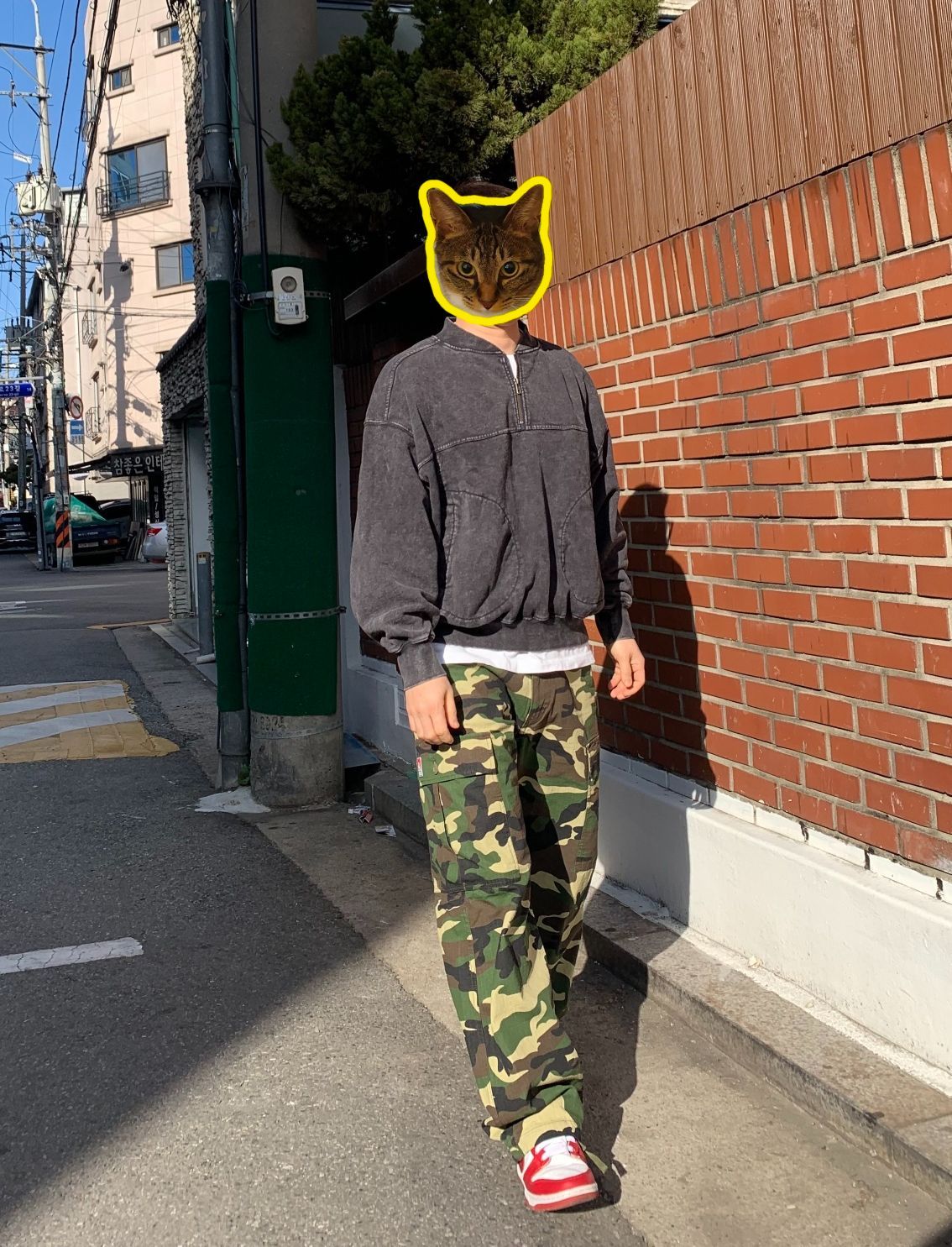 MUSINSA | YESEYESEE YES Washing Half-zip Gun metal