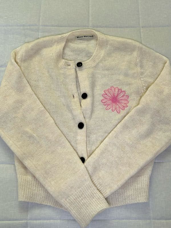 Mardi Mercredi アイボリー カーディガン 中古・古着通販】MARDI MERCREDI (マルディメクルディ) 厚手