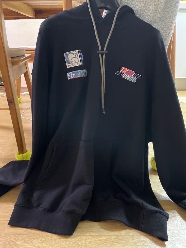 MUSINSA | CPGN STUDIO External Stopper Hoodie Black