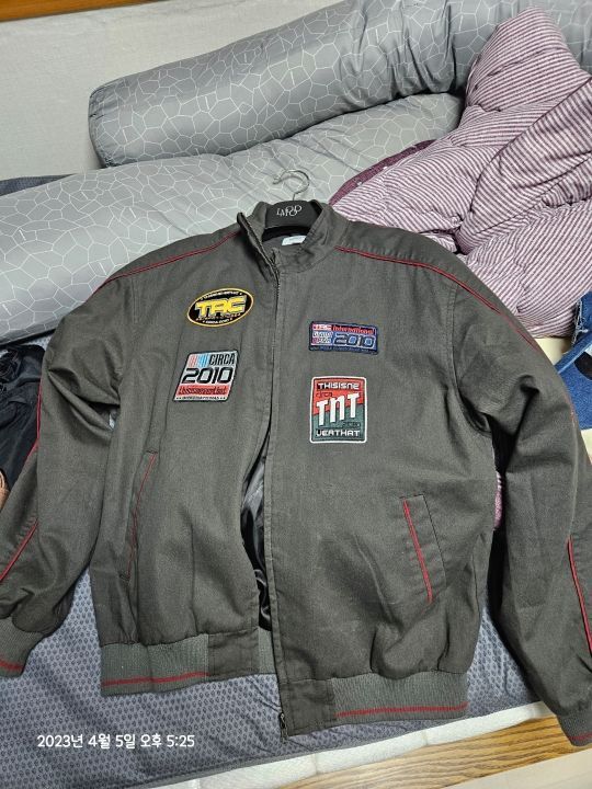 MUSINSA | thisisneverthat TRC Racing Jacket Charcoal