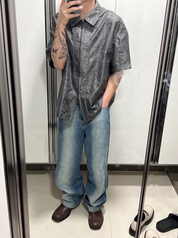 【MAISON MINED】24SS★ SCRAWL WORD HALF T MUSINSA | MAISON MINED SCRIPT TYPE HALF T WHITE