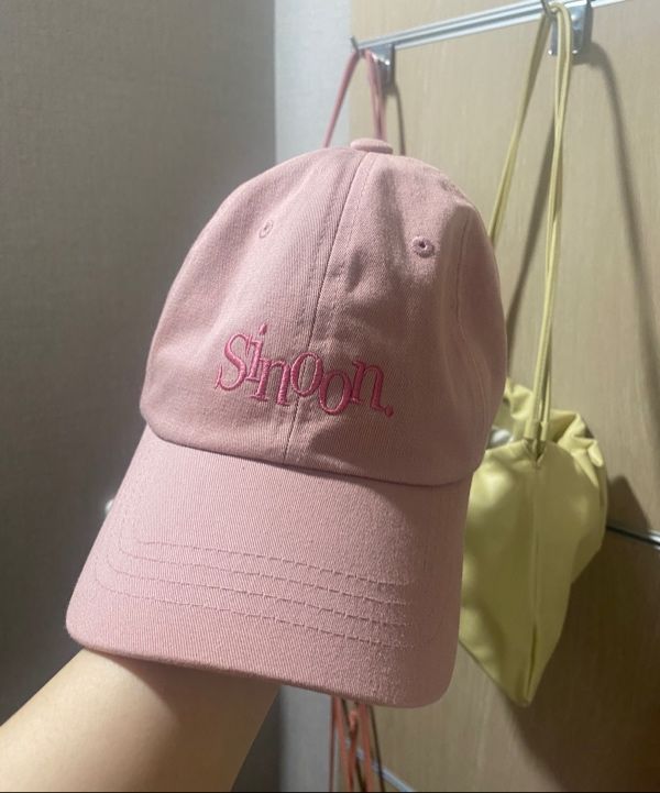 MUSINSA公式 | SINOON CLASSIC LOGO CAP (PINK)