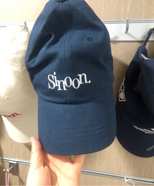 SINOON 韓国キャップ MUSINSA公式 | SINOON CLASSIC LOGO CAP (NAVY)