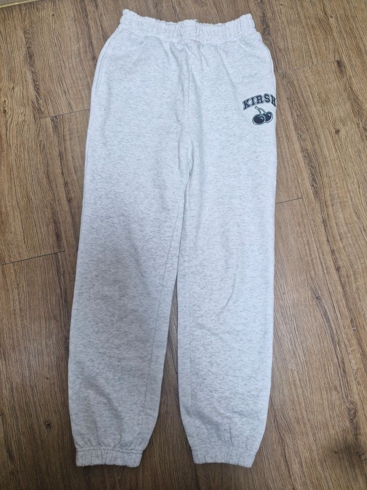 [ KIRSH ]★ARCH CHERRY LOGO SWEAT SET-UP PANTS MUSINSA | KIRSH Arch Cherry Logo Sweat Setup Pants [Melange