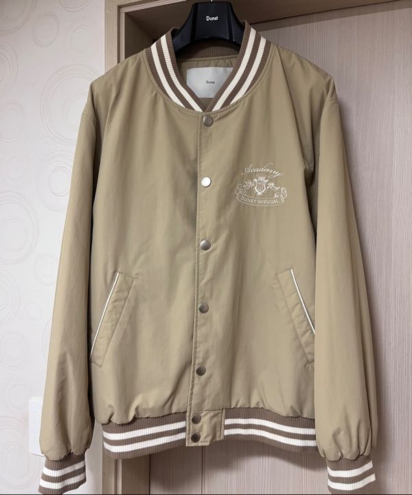 ★2024NEW★Dunst★VARSITY JACKET ユニセックス MUSINSA | DUNST (UNISEX) VARSITY JACKET GREEN_M_UDJU3A110E2