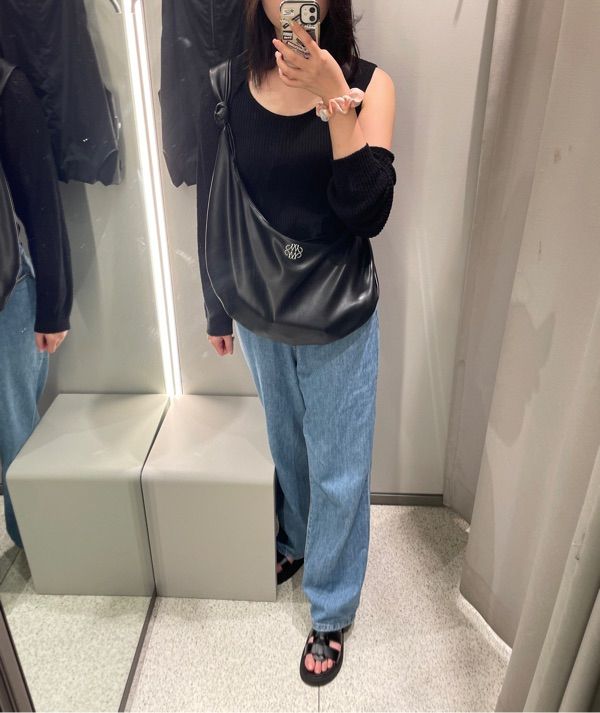 MUSINSA | NICK&NICOLE NICOLE SHOULDER KNOT BAG_BLACK