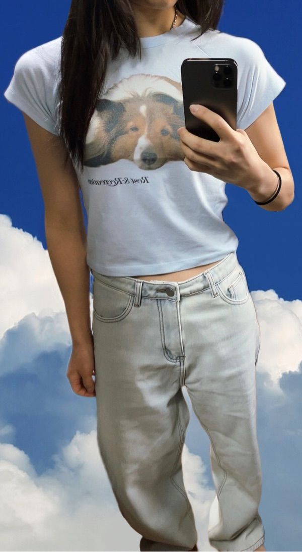 ★関税込★Rest&Recreation★RIRI CROP T-SHIRT★ MUSINSA | REST&RECREATION RIRI Cropped T-Shirt SkyBLUE