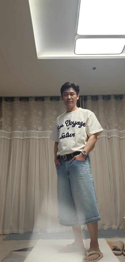 Tシャツ・カットソー SATUR Setter Logo Embroidered Voyage Short Sleeve T-Shirt Fi 韓国SATUR セター】(W) Satur Logo Voyage T-Shirts (SATUR/T